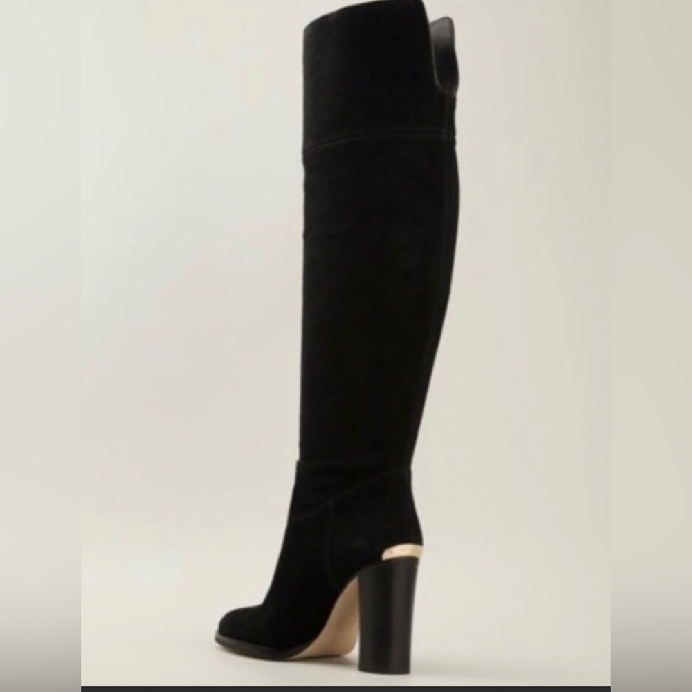 Michael Kors Regina Knee High Black Tall Heeled Boots size 8. - Picture 4 of 4